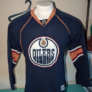 Reebok Edmonton Oilers Women's Printed Jersey Size Large
